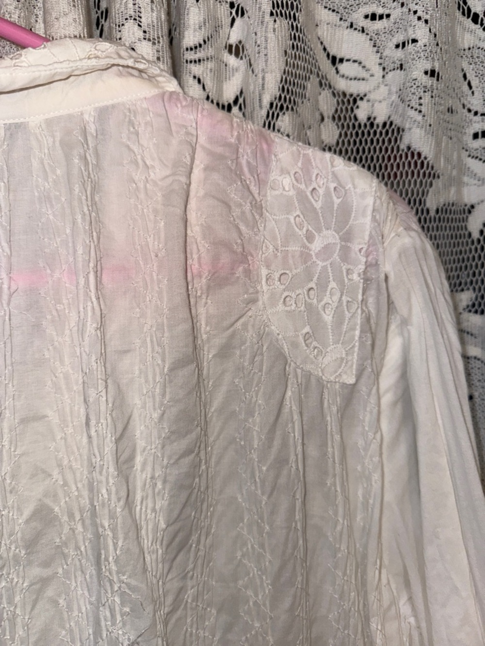 Samuel Dong White Eyelet Midi Dress - Picture 11 of 13